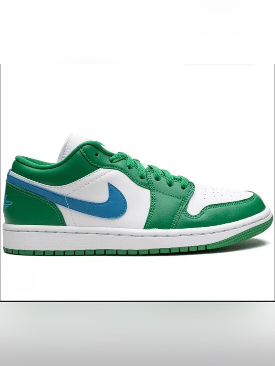 Nike Shoes - Jordan 1 Low Lucky Green Aquatone Women’s 10.5 Gorpcore Streetwear Dark Academia